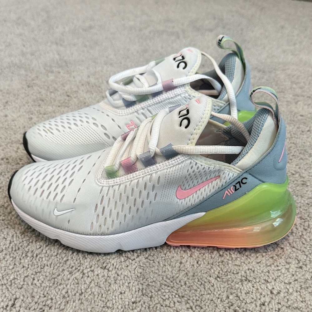 Nike Kids Sneakers - White with Multicolor Accents